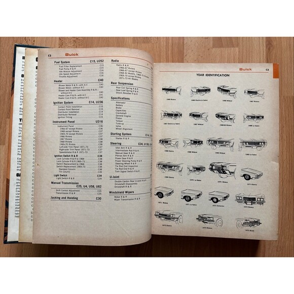 1966 67 68 69 70 71 72 1973 Chilton's Auto Repair Manual American Cars - Picture 5 of 6